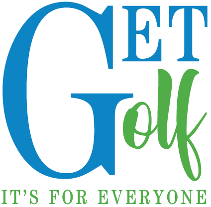 Get Golf logo with tagline It's For Everyone